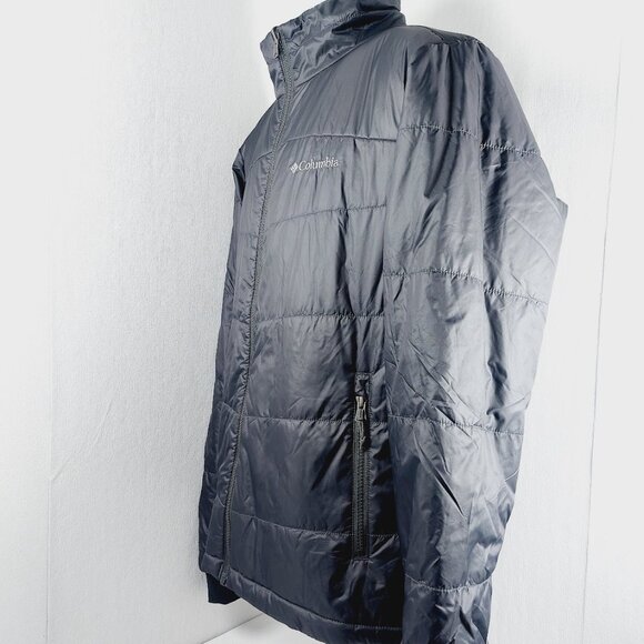 Columbia Men's Black Omni-Heat Interchange Thermal Puffer Jacket Size M - Picture 5 of 14